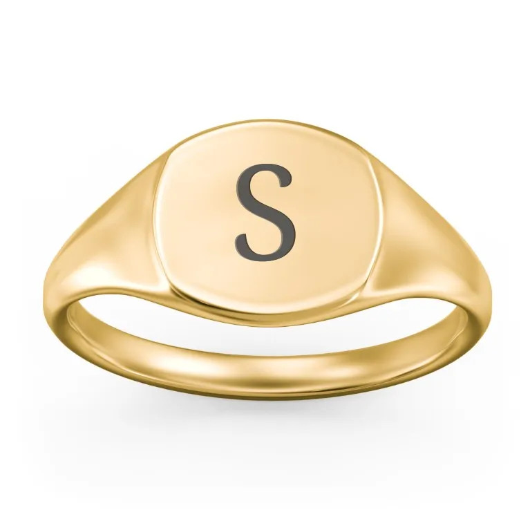 Women's Classic Medium-Sized Signet Ring | Jewlr