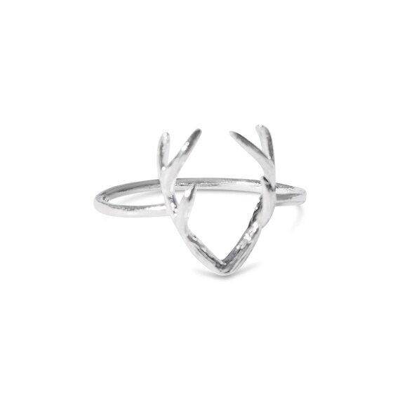 Stag Ring, Deer Ring, Deer Antler Ring, Antler Ring, Deer Horn Ring, Animal Ring, Bohemian Rings, Un | Etsy (US)