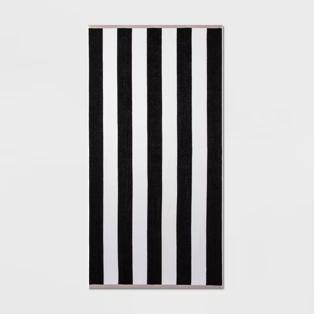 Reversible Cabana Striped Beach Towel - Sun Squad™ | Target