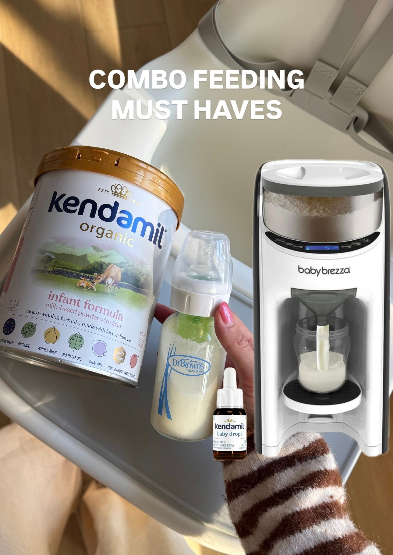 #AD incorporating a nighttime bottle has been a game changer 🍼 #BabyBrezza #TargetPartner #MyDrBrownsBaby #HappyFeeding
#EveryFeedYourWay #ComboFeeding #KendamilPartner @babybrezza @target @drbrowns @kendamil.usa 


#LTKKids #LTKBaby #LTKmomlife