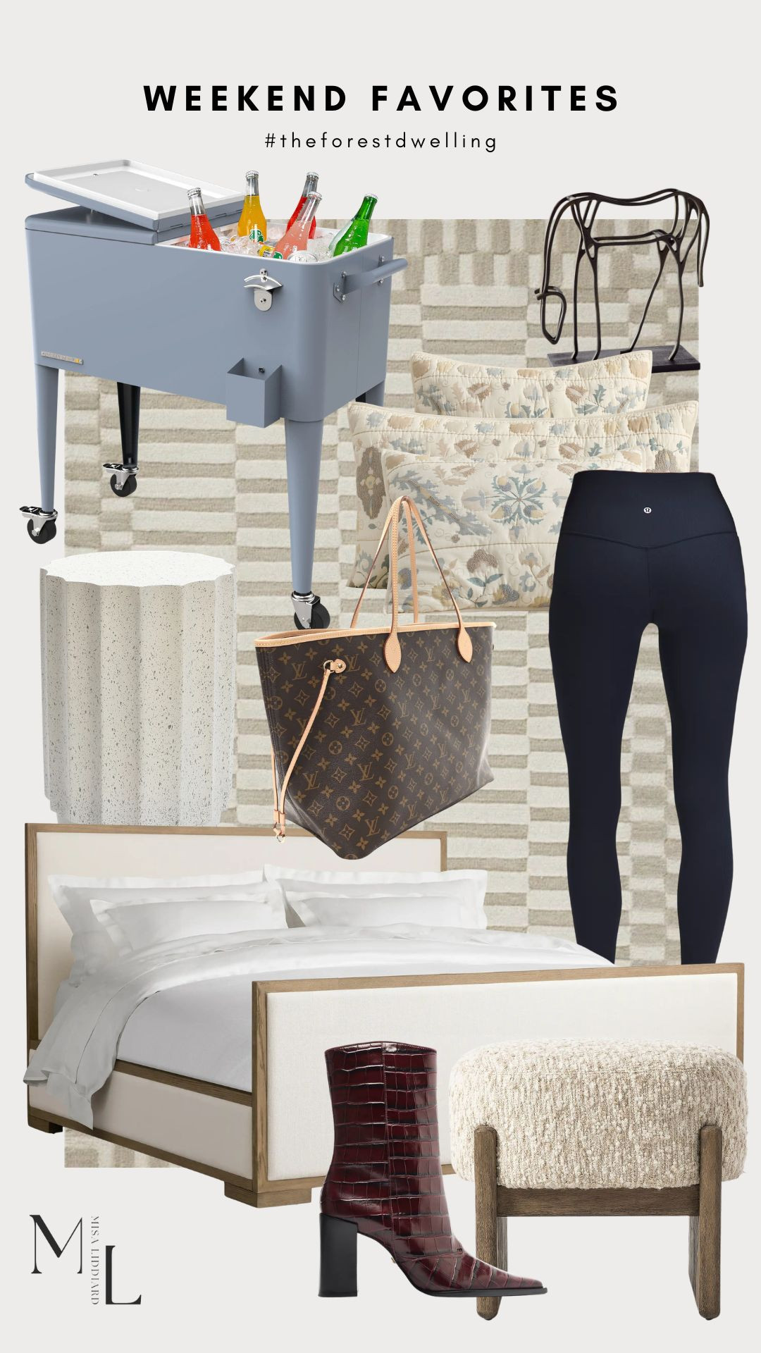 Weekend faves! This 80 qt. cooler is perfect for hosting friends this summer. It's on wheels, so it's super easy to move around. Lots of colors to choose from. The upholstered ottomans are one of my favorite finds. I currently have them styled in my great room. Perfect touch of texture to cozy up your space. 

 #LTKdayinmylife #LTKSeasonal #LTKHome