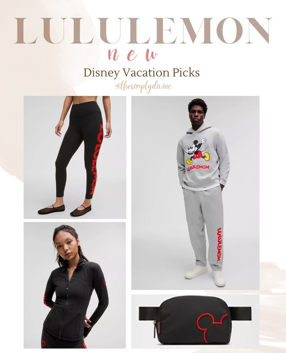 Lululemon and Disney vacation picks.  Love the collab! 

#disney #lululemon 

 #LTKGiftGuide #LTKActive #LTKTravel