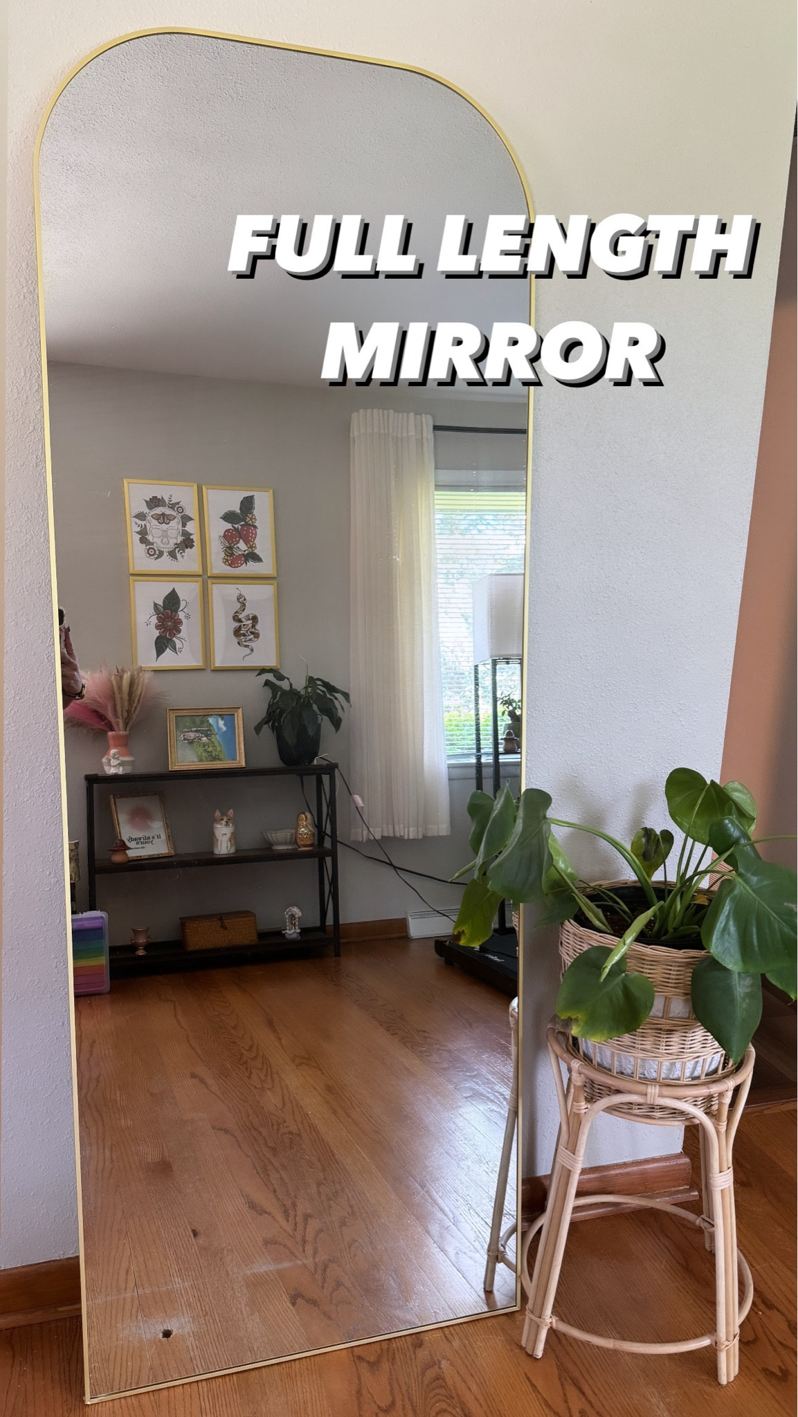 Got this full length mirror for the living room and i love it!!! Better ootd mirror pics otw! 🪞 

#LTKMidsize #LTKHome