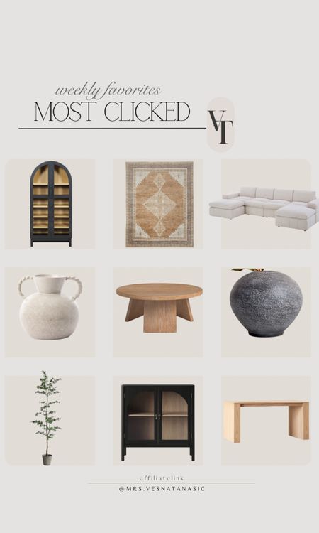 Most clicked items this week! 

#archedcabinet #walmartfinds #walmarthome #targetstyle #wayfairfinds #homedecor #mcgeeandco #sofa #cratestyle #potterybarn #vase 

#LTKsalealert #LTKMostLoved #LTKhome