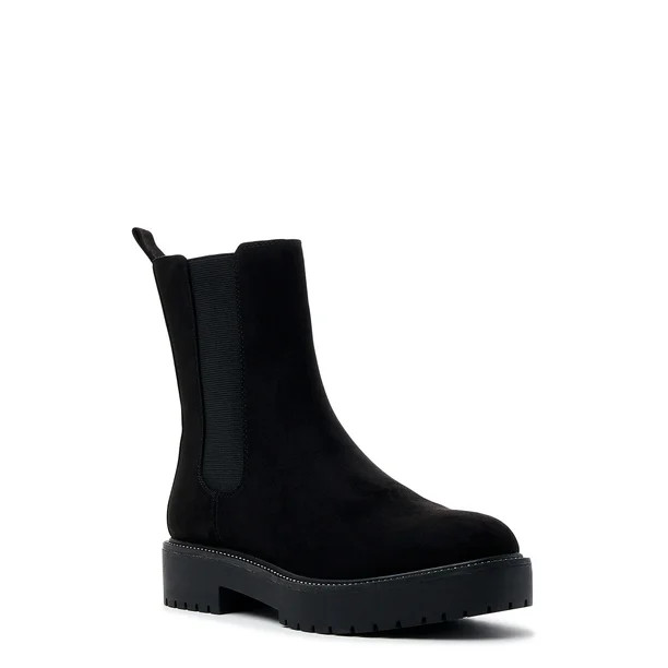 Time and Tru Women's Bling Chelsea Boots - Walmart.com | Walmart (US)