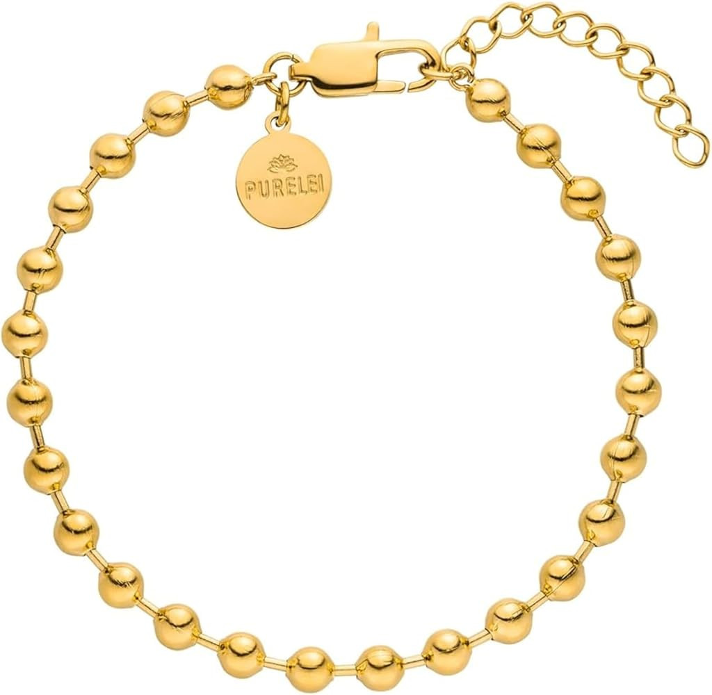 Purelei Anxiety Fidget Bubble Armband \u2013 Edelstahl in Gold, Silber & Ros\u00e9gold, verstellb... | Amazon (DE)