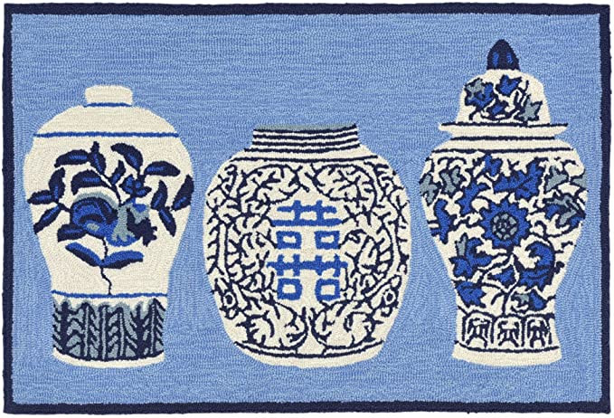 Liora Manne Frontporch Indoor/Outdoor Rug, 2 ft 6 in x 4 ft, Ginger Jars | Amazon (US)