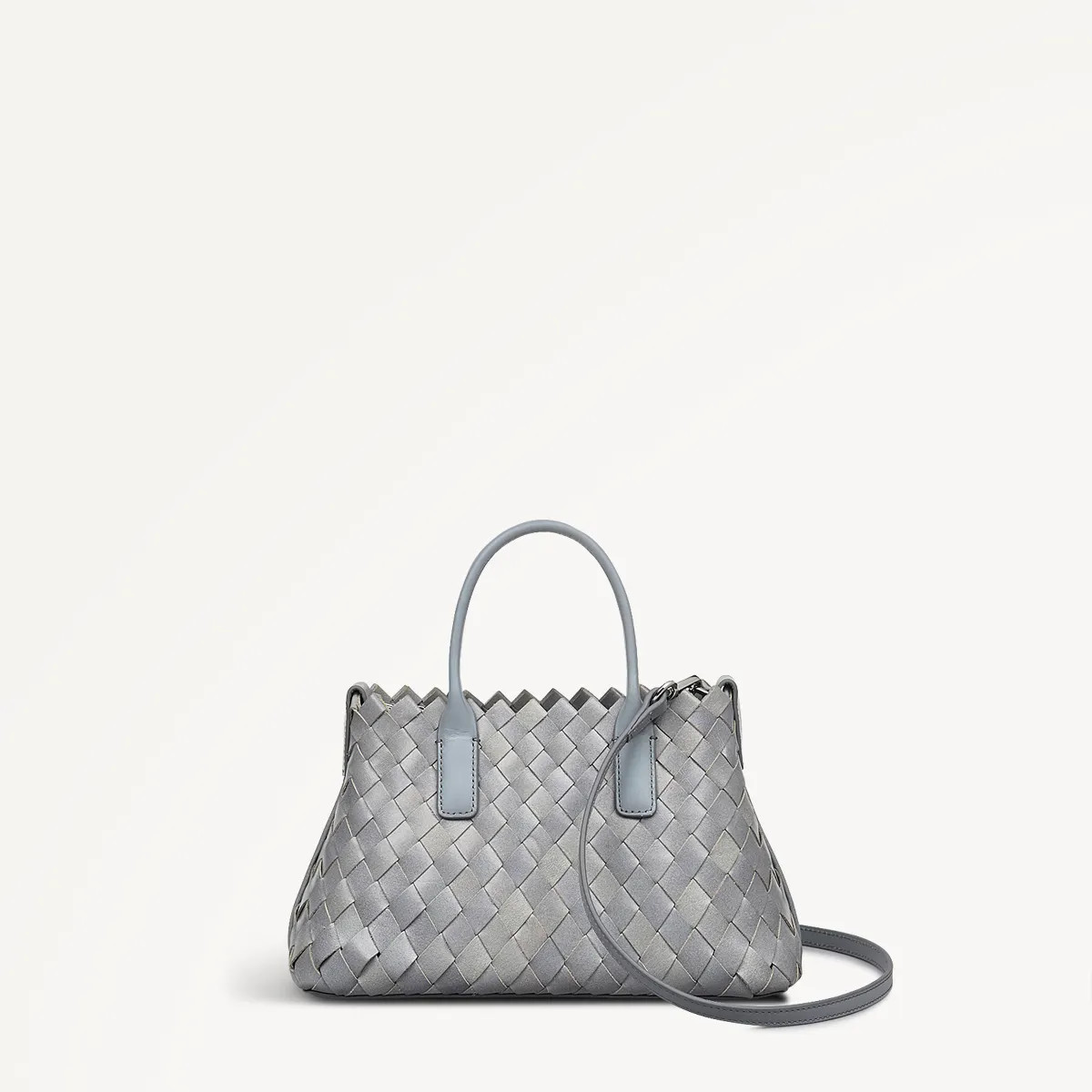 Grey Leather Woven Grab Bag | The Goswell SS25 | Radley | Radley London US
