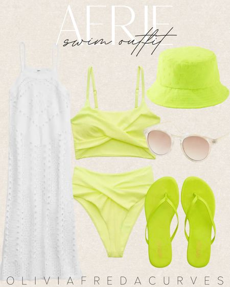 Aerie 40% off Swimsuits - Aerie sale - swimsuit sale - neon green swimsuit - swimsuit coverup 

#LTKsalealert #LTKFind #LTKswim