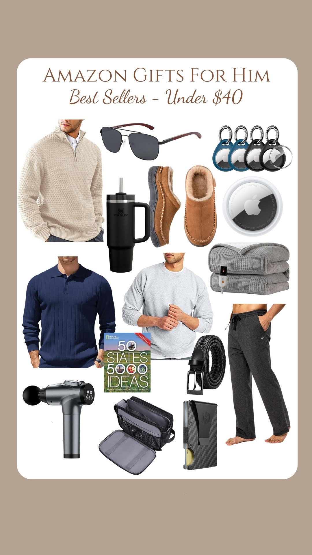 Amazon Gifts for Him - Under $40!🎁

#LTKFindsUnder50 #LTKSaleAlert #LTKGiftGuide
