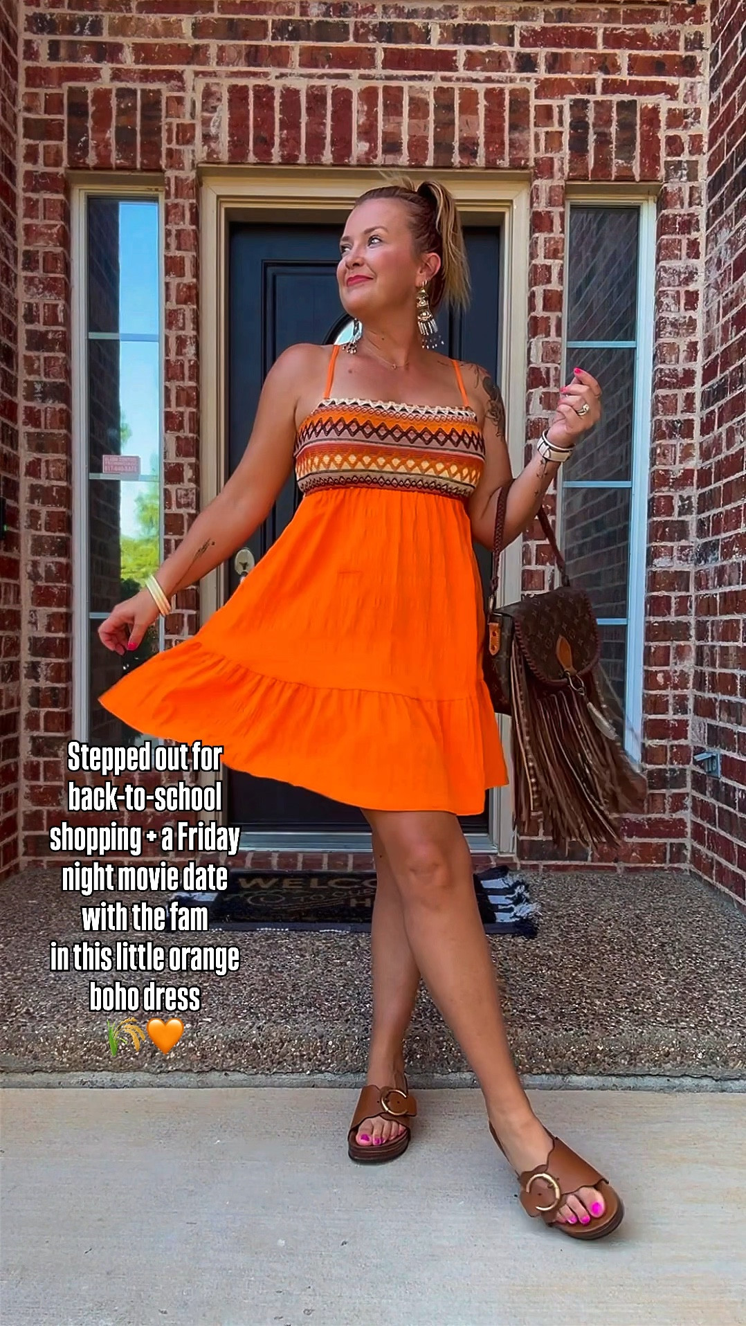 Love this $25 cupshe boho dress 🌾🧡 sunnies are American Bonfire Co.

#LTKFindsUnder50 #LTKItBag