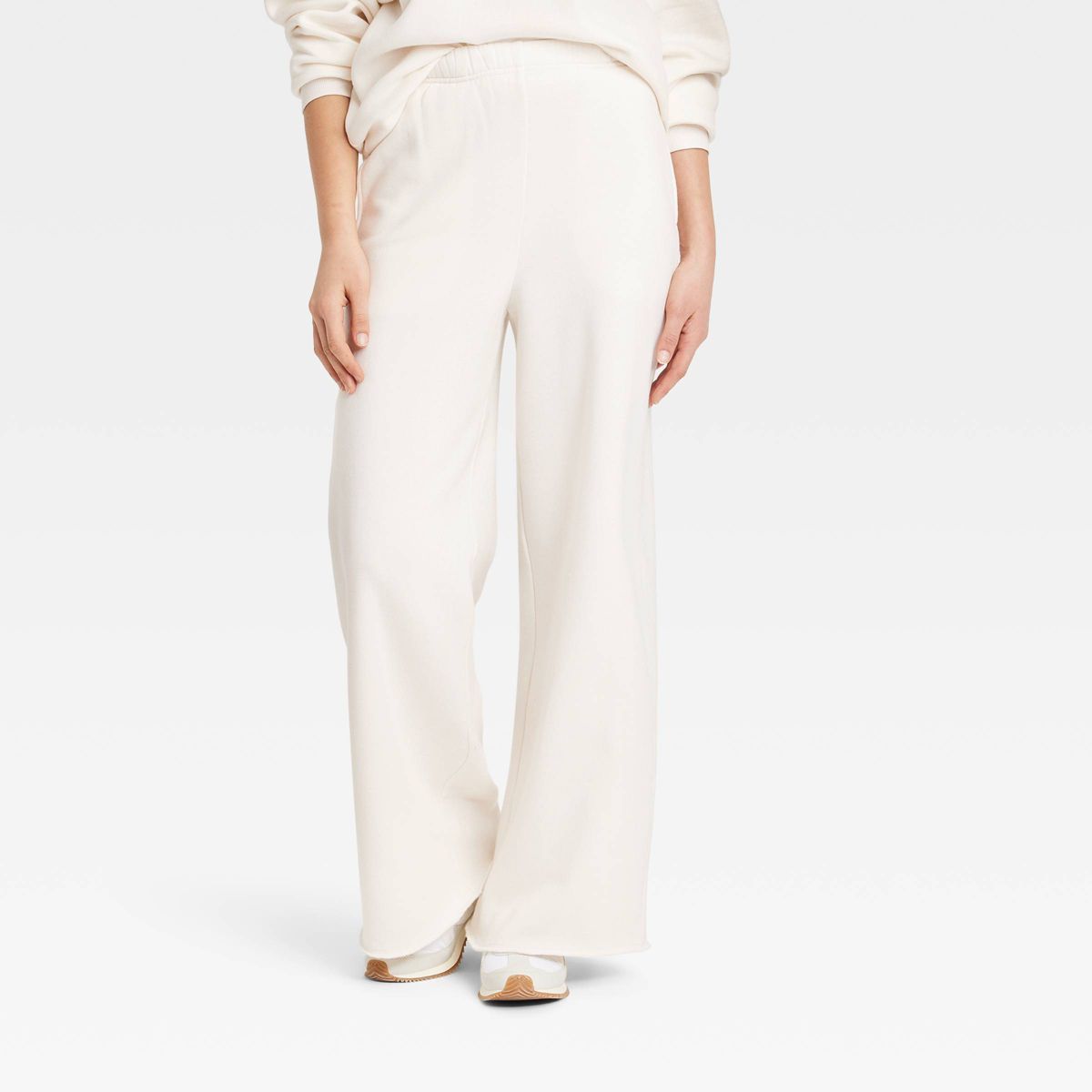 Women's Mother Wide Leg Graphic Pants - White | Target