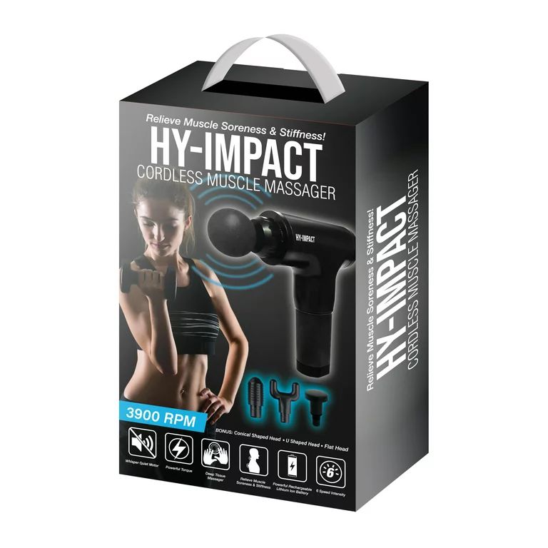 HY-IMPACT Deep Tissue Muscle Massage Gun - Cordless Muscle Massager | Walmart (US)