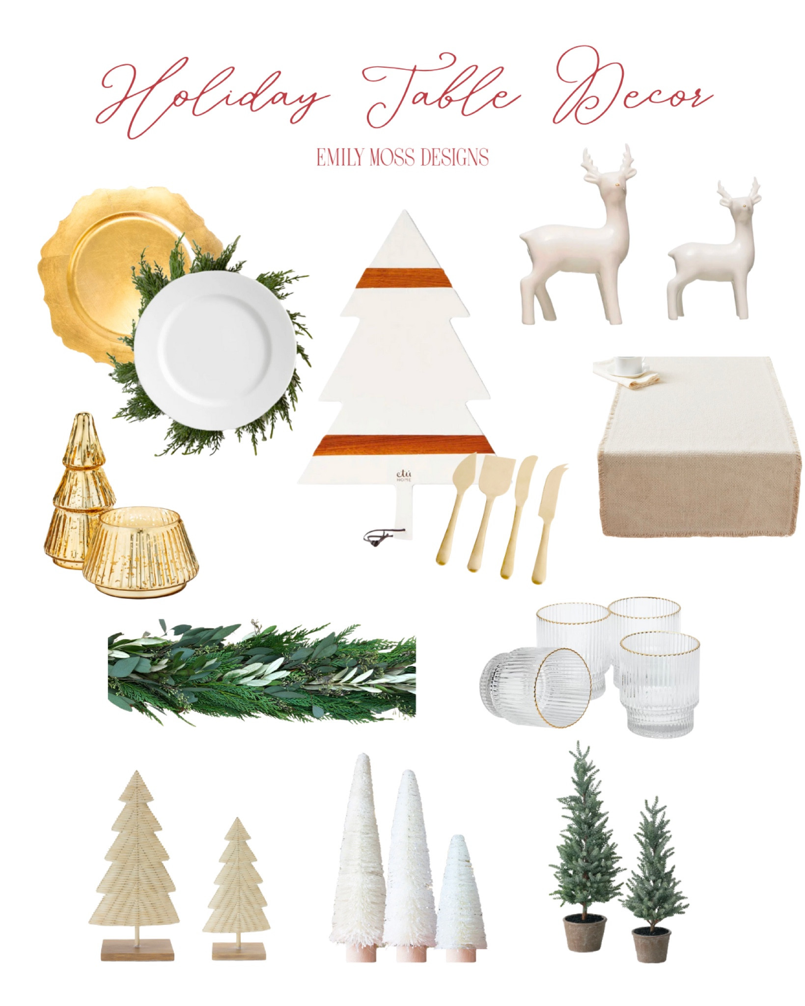 Christmas Holiday Table Decor 

#LTKSeasonal #LTKhome #LTKHoliday