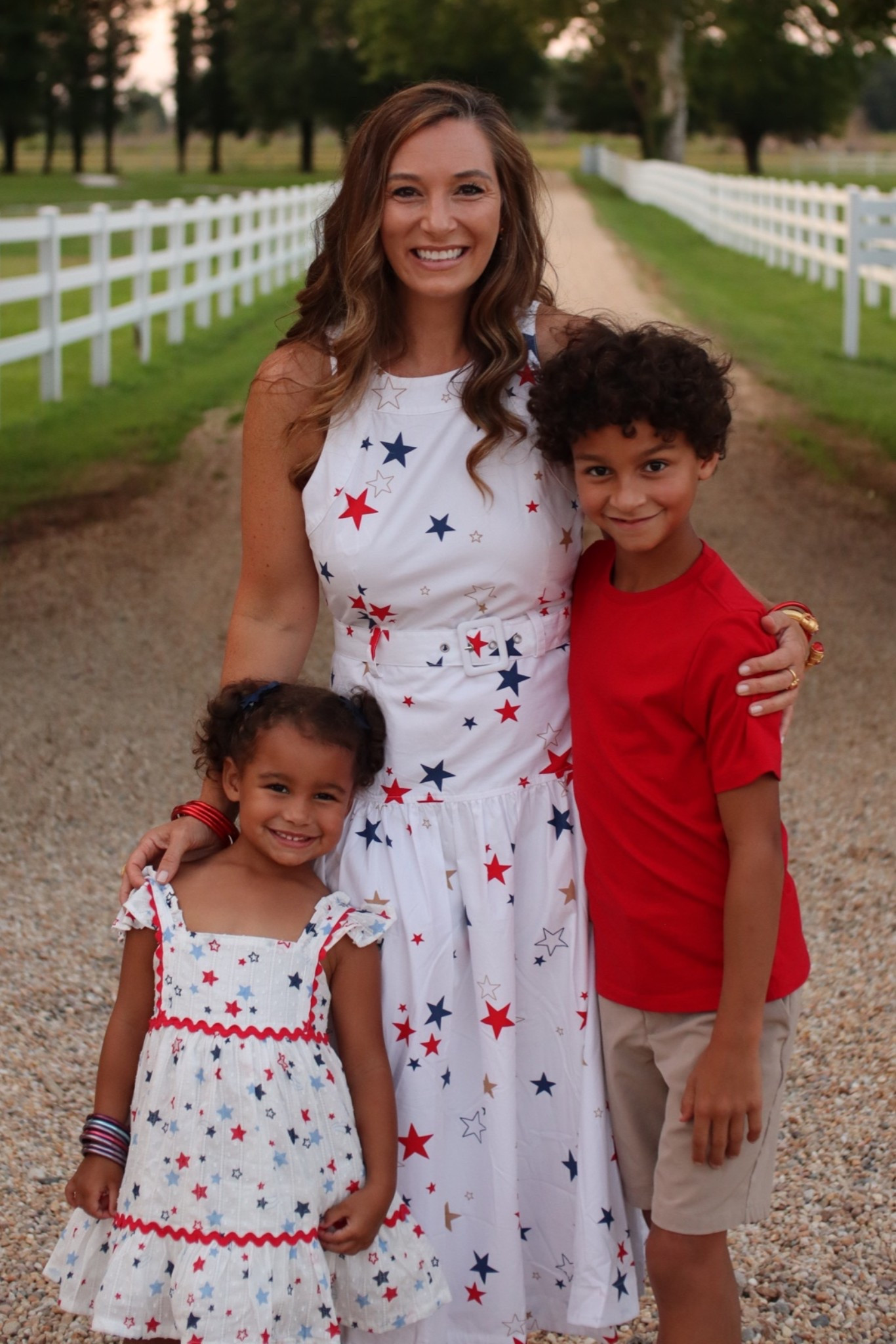 Summer evenings with my kids / family photos / documenting each season / star dress / mom and me dress / red, white and blue

#LTKmomlife #LTKootd #LTKKids