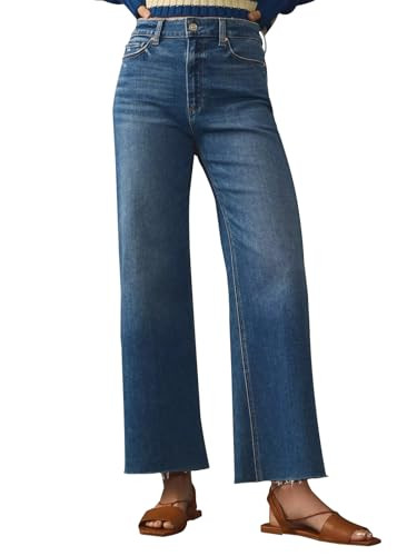 KUNMI Jeans for Women Wide Leg Baggy High Waist Boyfriends Straight Leg Stretchy Denim Pants Trendy Fall 2024 | Amazon (US)