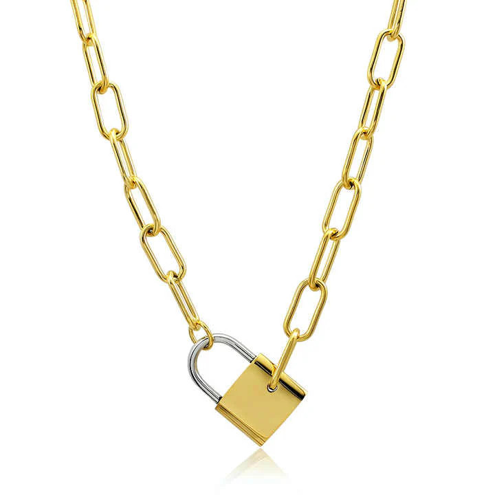 Scarlett Lock Pendant Necklace | ALAIS BRANCHE'