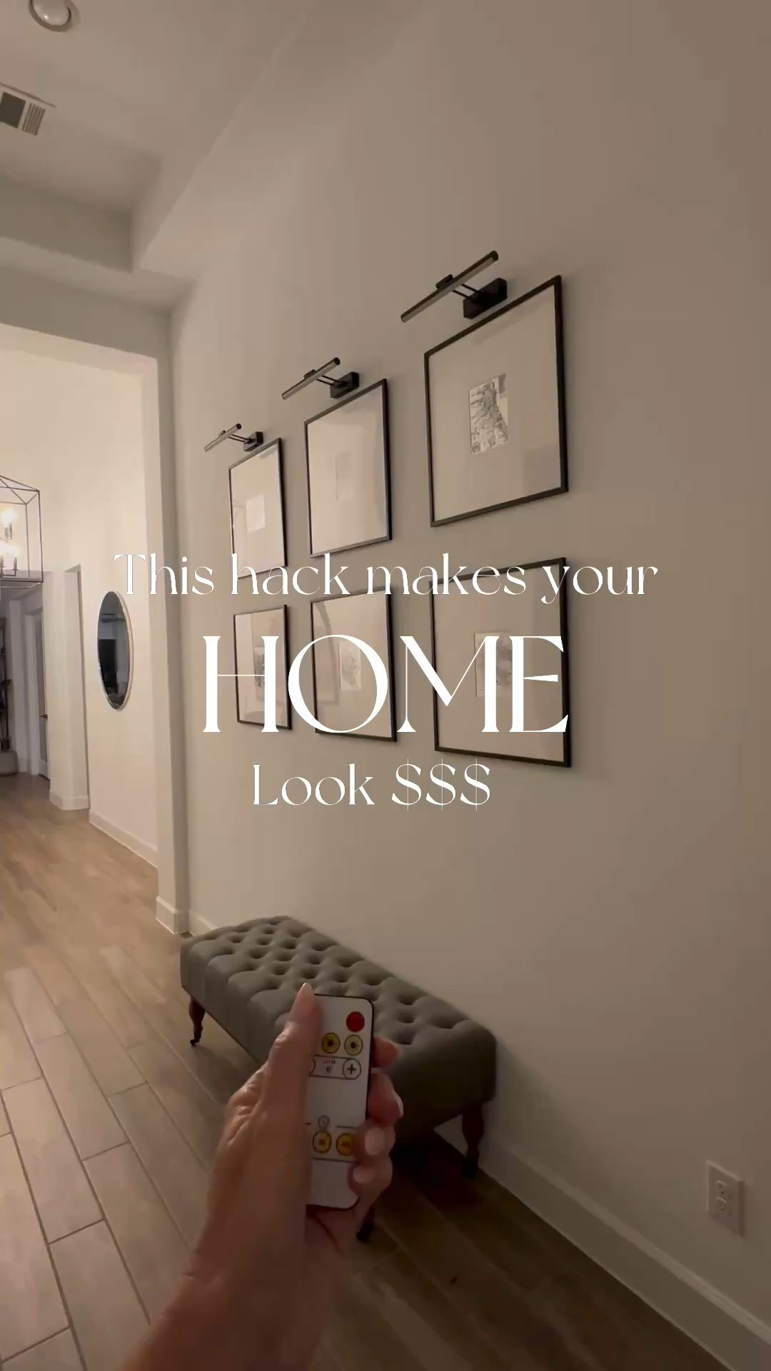 Want that luxe, designer look—without the price tag? Adding picture lighting instantly elevates any space, and this battery-operated, remote-control light makes it so easy. No electrician. No messy hard wiring. Just mount, click, and enjoy the glow. Affordable luxury made simple.



#LTKStyleTip #LTKFindsUnder100 #LTKHome