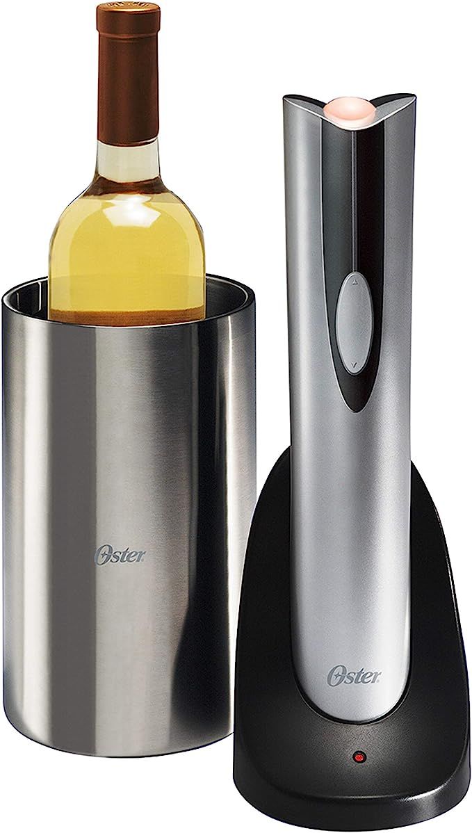 Oster Rechargeable and Cordless Wine Opener with Chiller | Amazon (US)