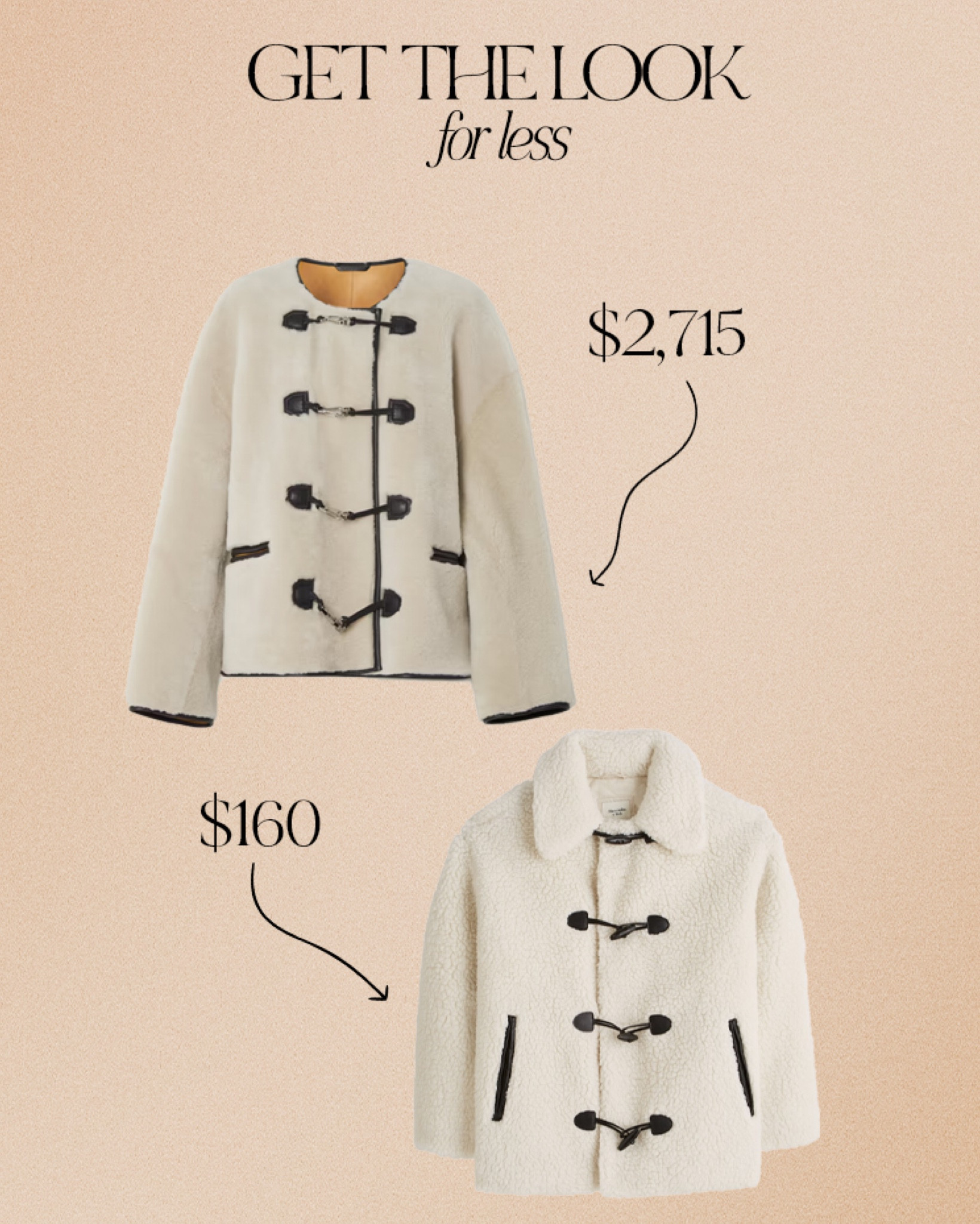 Get the look for less 👏🏼 Love these coats for fall & winter 

#LTKSeasonal #LTKstyletip