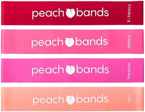 Peach Bands Resistance Bands Set - Exercise Workout Bands for Legs and Butt | Amazon (US)