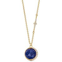 Astley Clarke Luna 18ct Yellow Gold Vermeil Blue Lapis Lazuli Pendant | Beaverbrooks