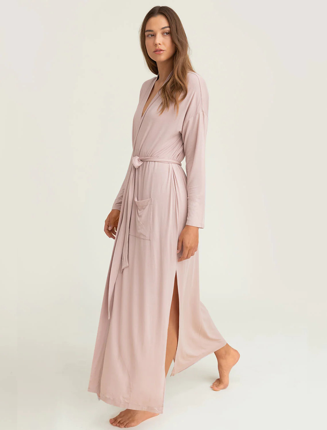 Luxe Milk Jersey® Women's Duster Robe | Barefoot Dreams