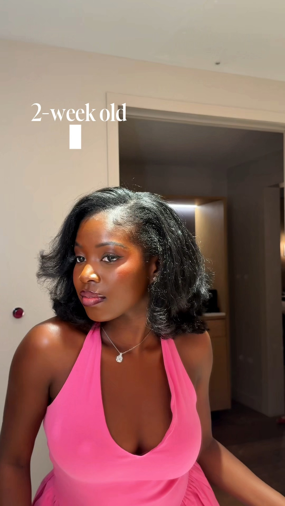 2-week old low heat silk press refresh! 

#LTKBeauty #LTKgrwm #LTKmorningroutine