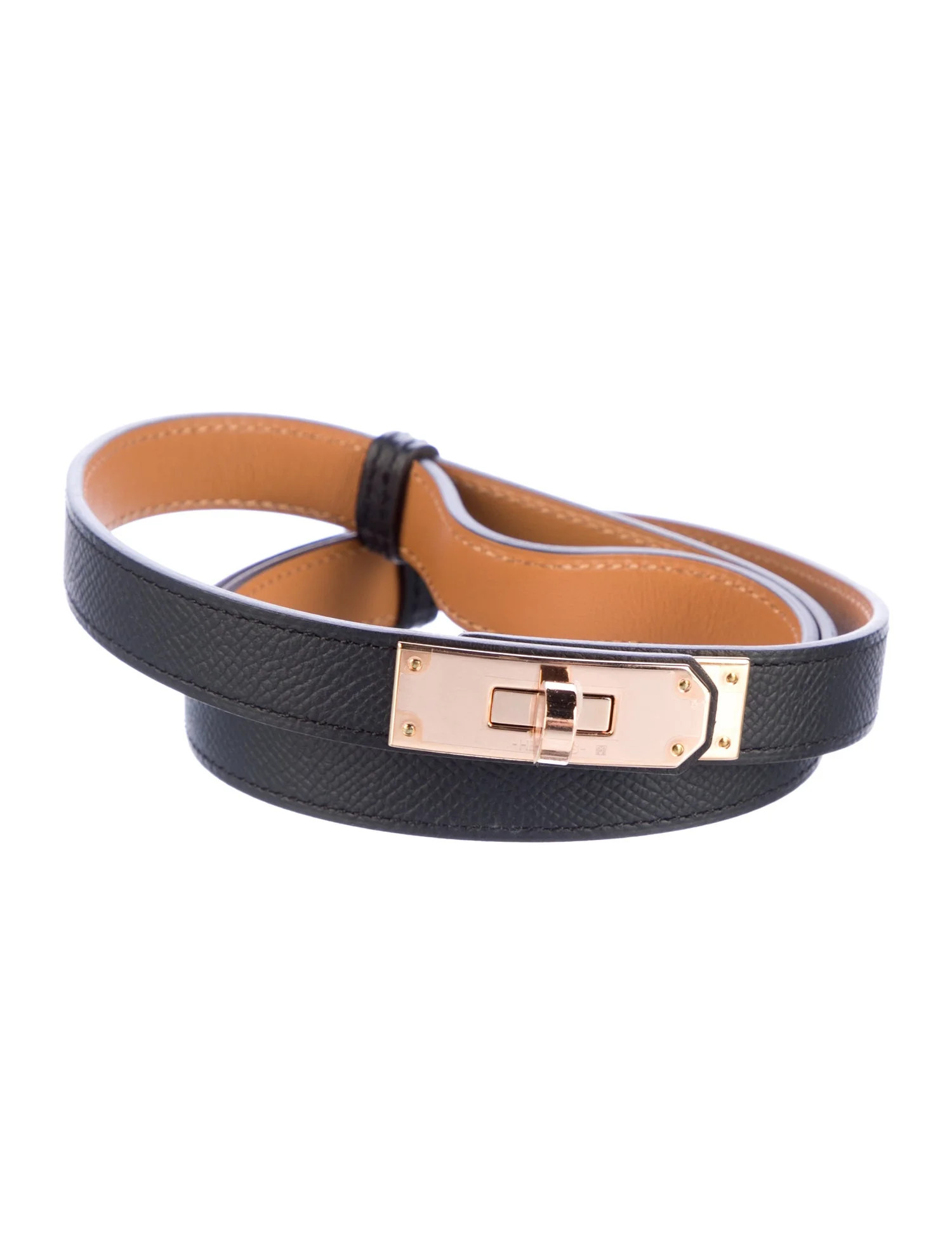 18 mm Epsom Leather Kelly Belt | The RealReal