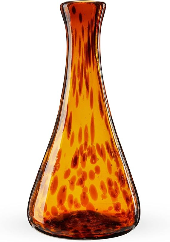 Segunda Vida Tortuga Tortoise Shell colored Decanter - Hand Blown Decanter 100% Recycled Glass Wi... | Amazon (US)
