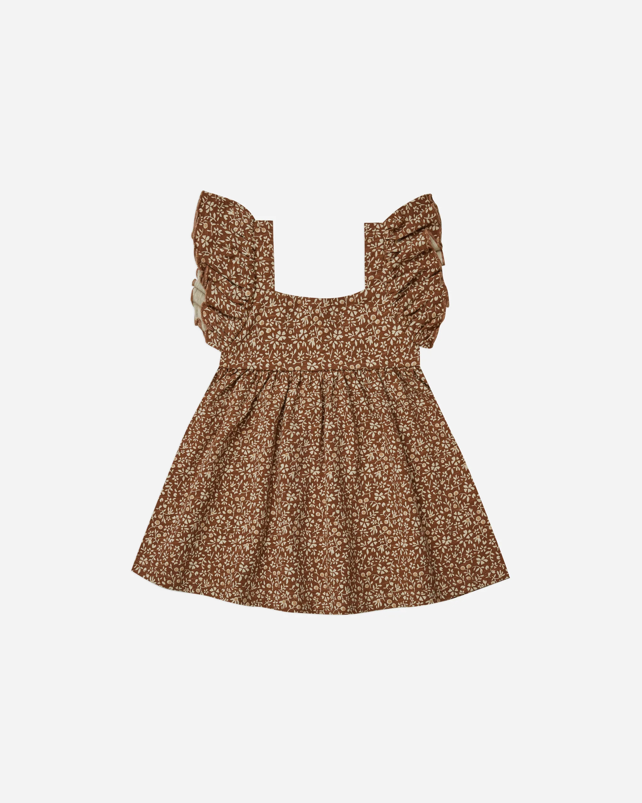 Mariposa Dress || Chocolate Floral | Rylee + Cru