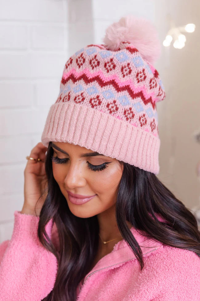Pink Ski Beanie | Pink Lily
