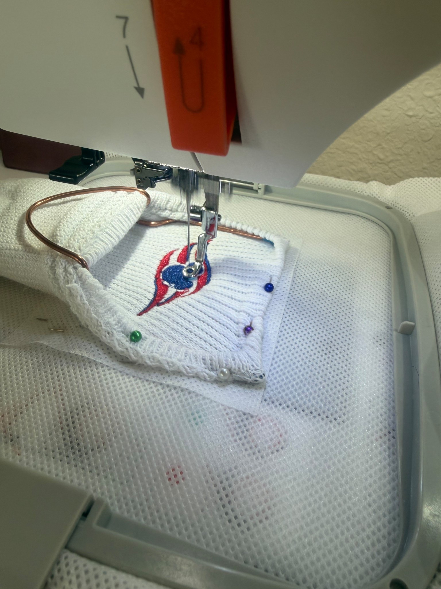 This hoop makes embroidering socks so easy!! Just mark the center of your sock, turn it inside out, pin down to your hooped stabilizer and let it go! 


Embroidery | Poolin | brother | embroidery beginner | Disney | Disney cruise | accessories | embroidery project | hobby | mom life | holiday | gift ideas | 

#LTKHome #LTKdayinmylife #LTKmomlife