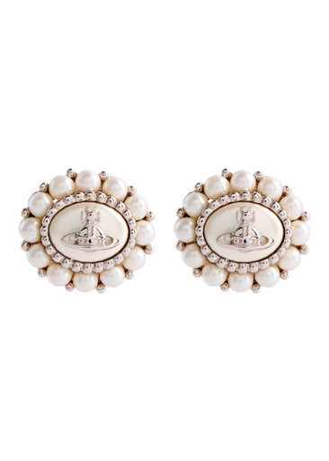 Amaya orb-embellished stud earrings | Harvey Nichols