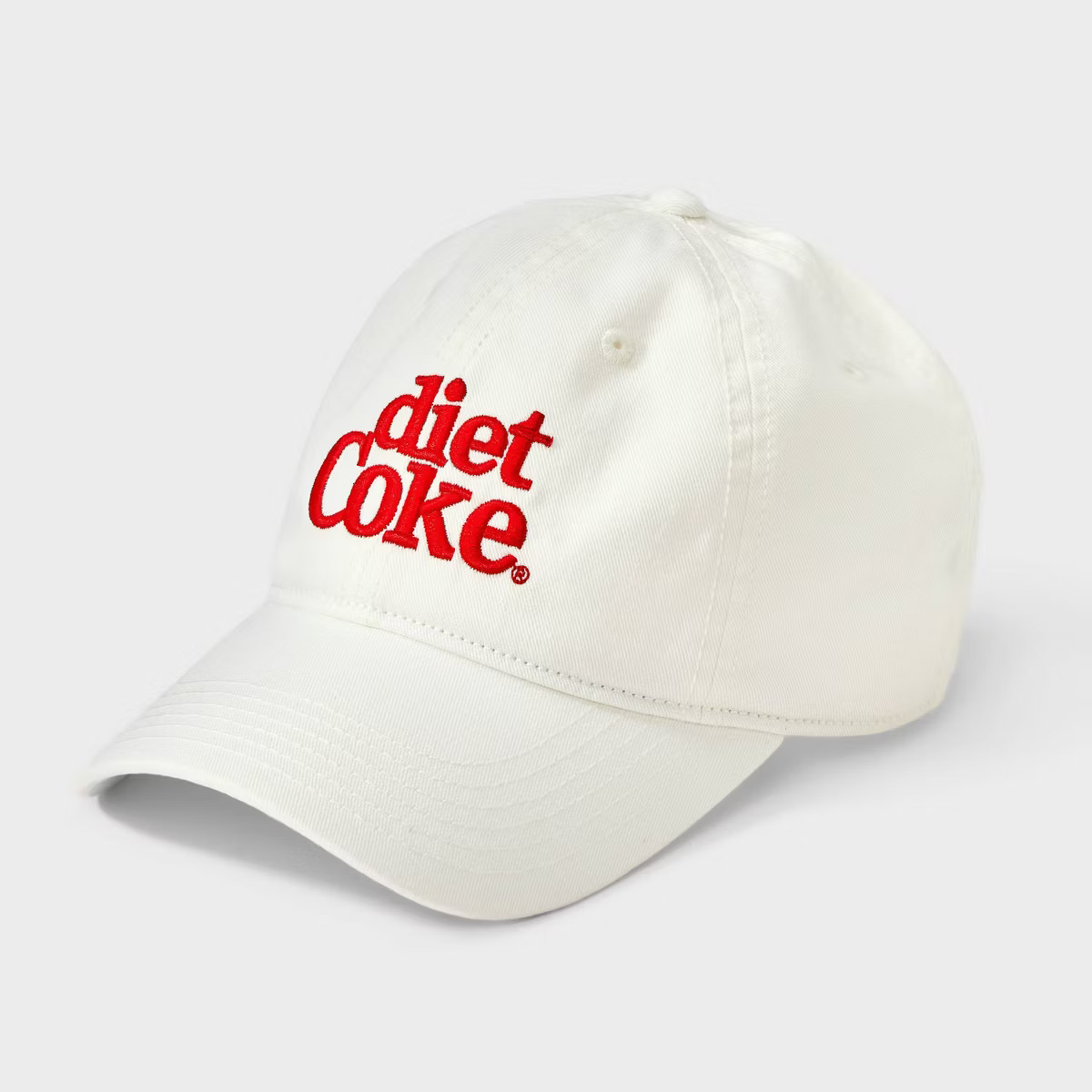 Women's Coca-Cola Diet Coke Cotton Baseball Hat - White | Target