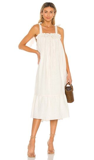 Lavan Dress in Cream | Revolve Clothing (Global)