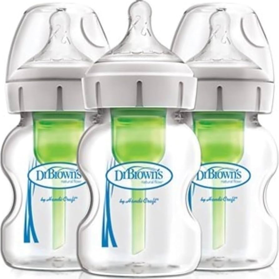 Clinically proven to reduce colic, glass bottles with Level 1 slow flow nipple, 0m+, BPA-free | Amazon (US)