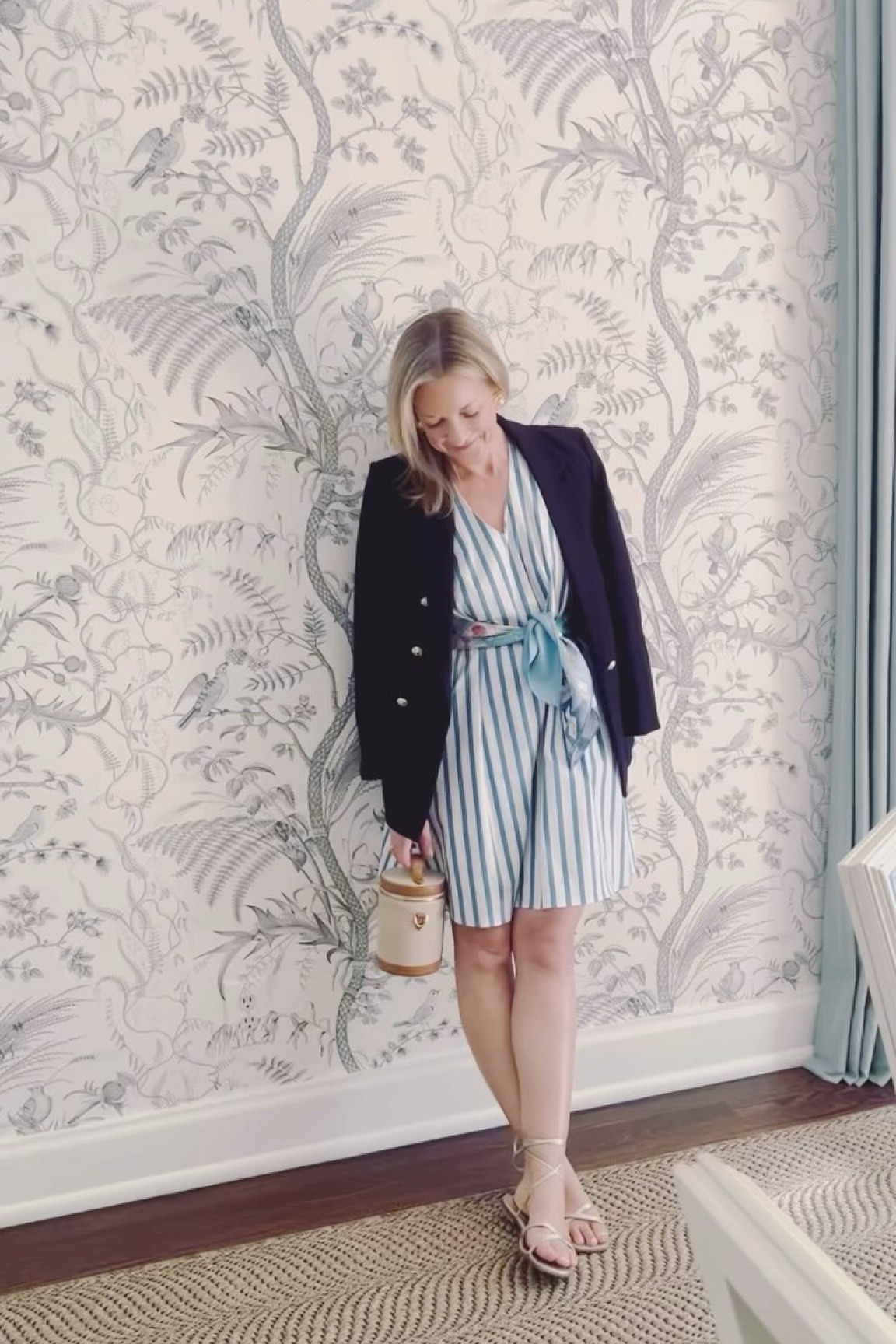 Giving horizontal stripes the day off in favor of this verrrrry cute @eleanorleftwichcollection swing dress that’s airy & lovely & exactly the sort of thing I want to wear on a warm summer day. You can style it as-is with wrap sandals & a basket tote (you know I’ll be doing that a bunch) or belt it with a chic scarf, adding statement earrings & a blazer because you’ve going places today, lady. 

#LTKOver40 #LTKStyleTip #LTKSeasonal