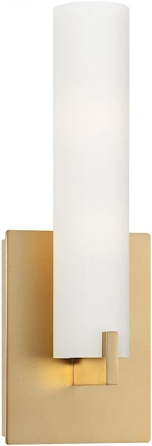 GEORGE KOVACS P5040-248, Tube, 2 Light Wall Sconce, Honey Gold | Amazon (US)