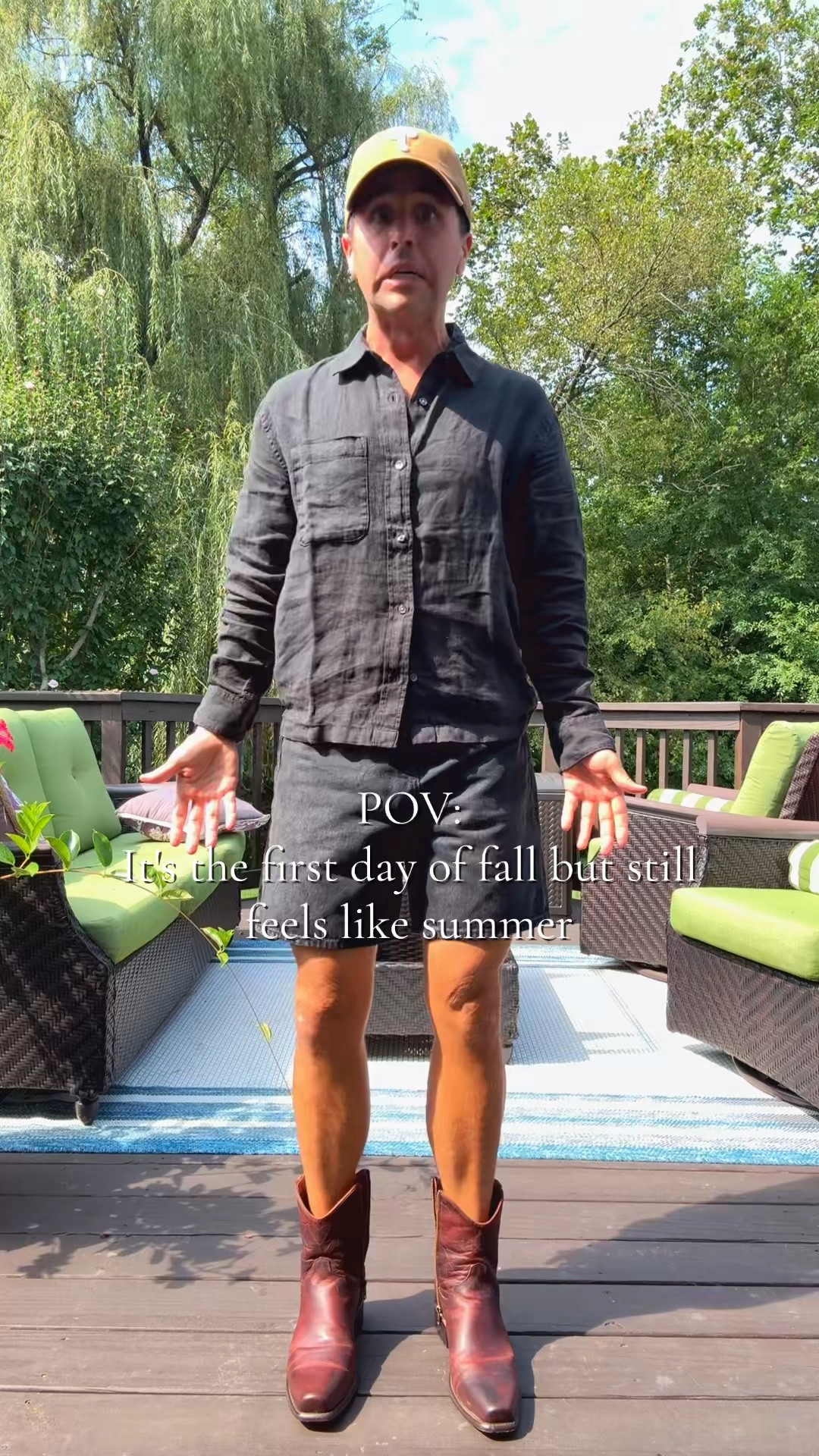 First day of fall but can’t wear fall clothes. Why’d it 80 degrees. Actually shouldn’t complain yet. 

#LTKStyleTip #LTKMens #LTKFallSale