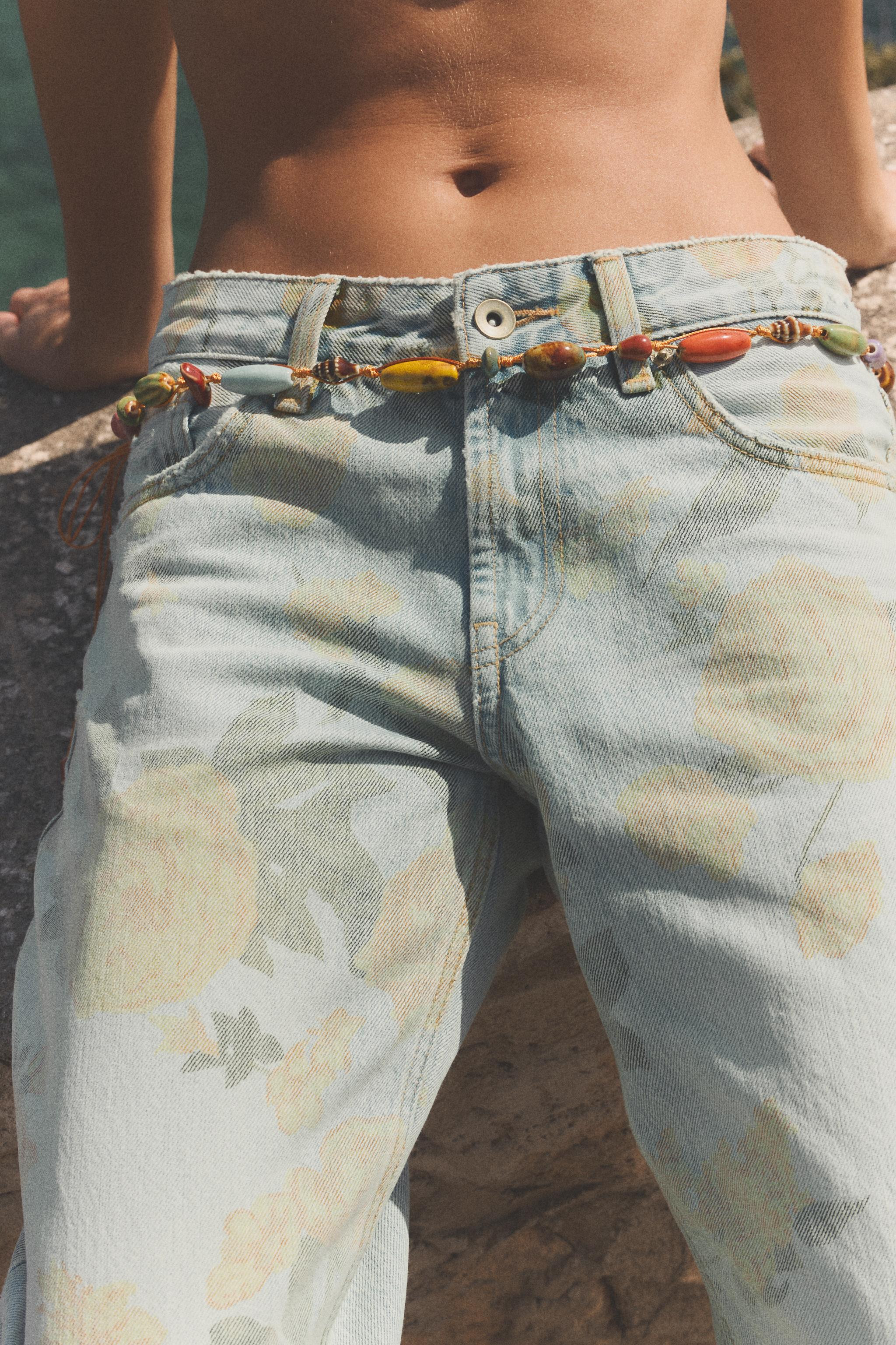 CERAMIC PIECE CORD BELT | Zara US