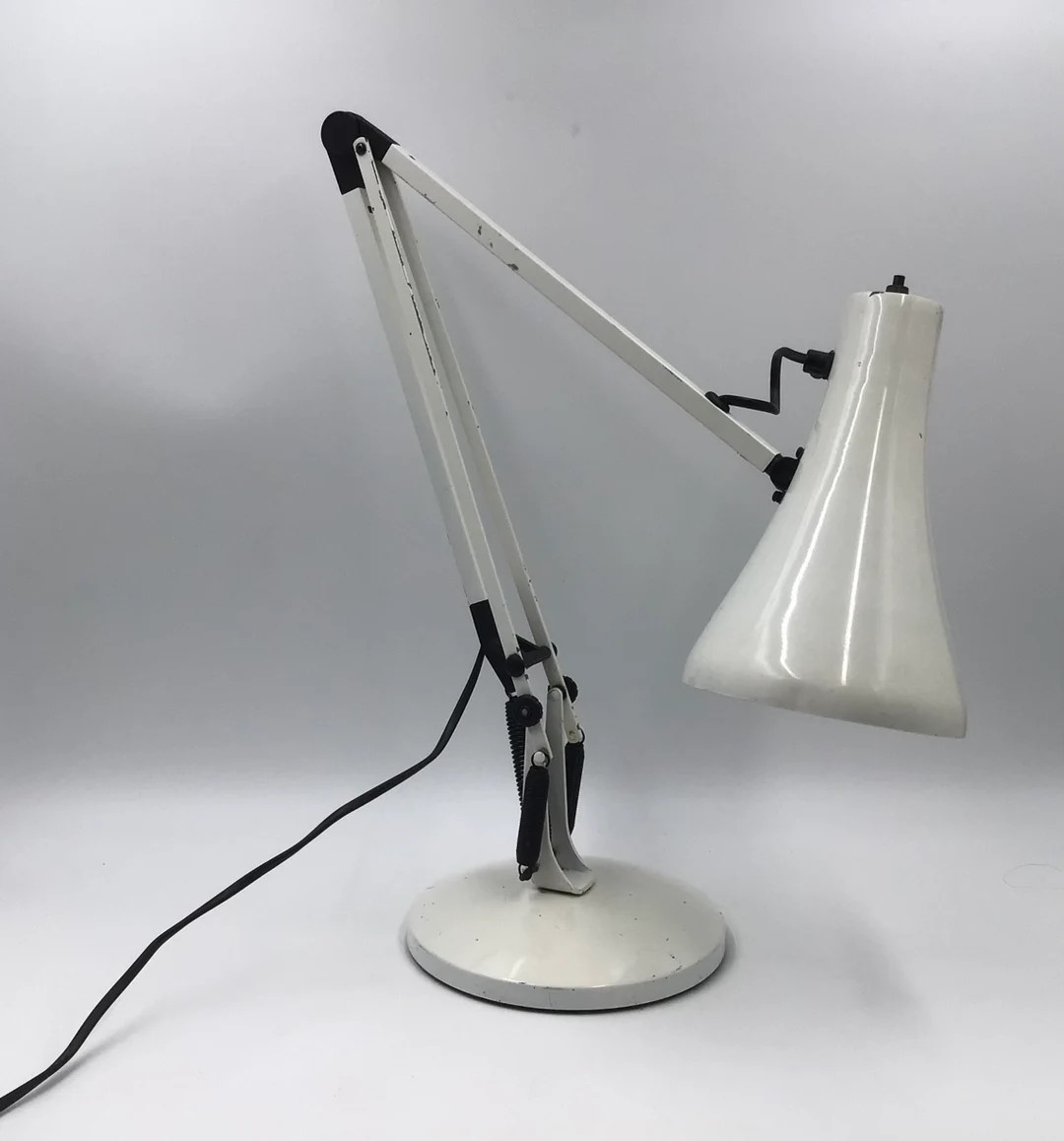 Anglepoise Model 90 Retro White Desk Lamp With a Heavy Base, Birthday Gift, Office Lighting, Offi... | Etsy (UK)