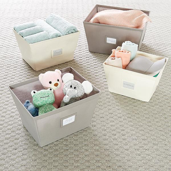 Fabric Open Storage Bin | The Container Store