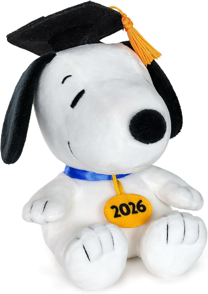Hallmark Peanuts Snoopy Plush Graduation Gift Card Holder, 6.5" (Class of 2026) for High School, ... | Amazon (US)