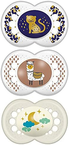 Amazon.com : MAM Day and Night Pacifier Value Pack (2 Day + 1 Night Pacifier), MAM Pacifiers 6 Pl... | Amazon (US)