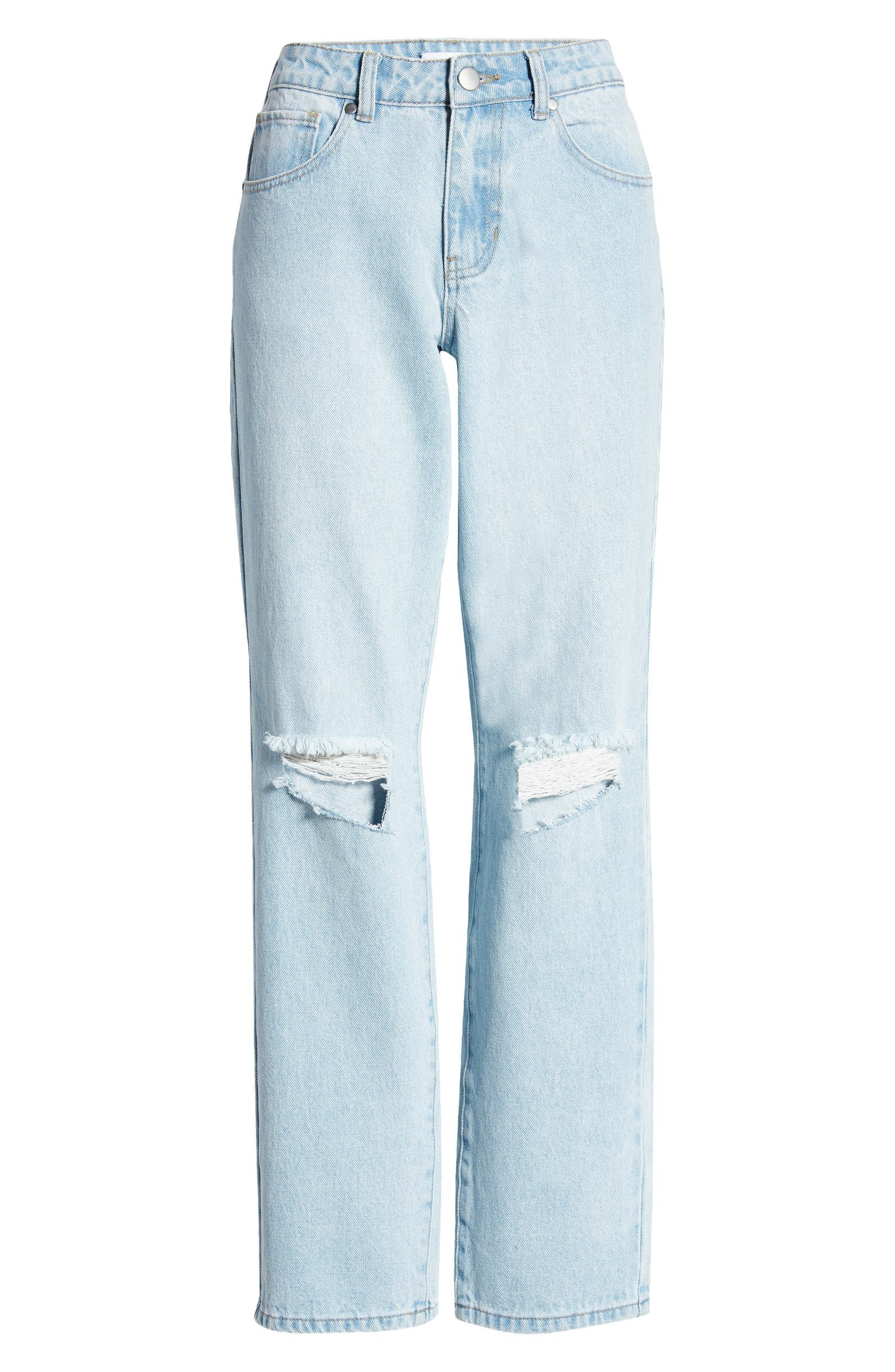 Ripped Straight Leg Jeans | Nordstrom