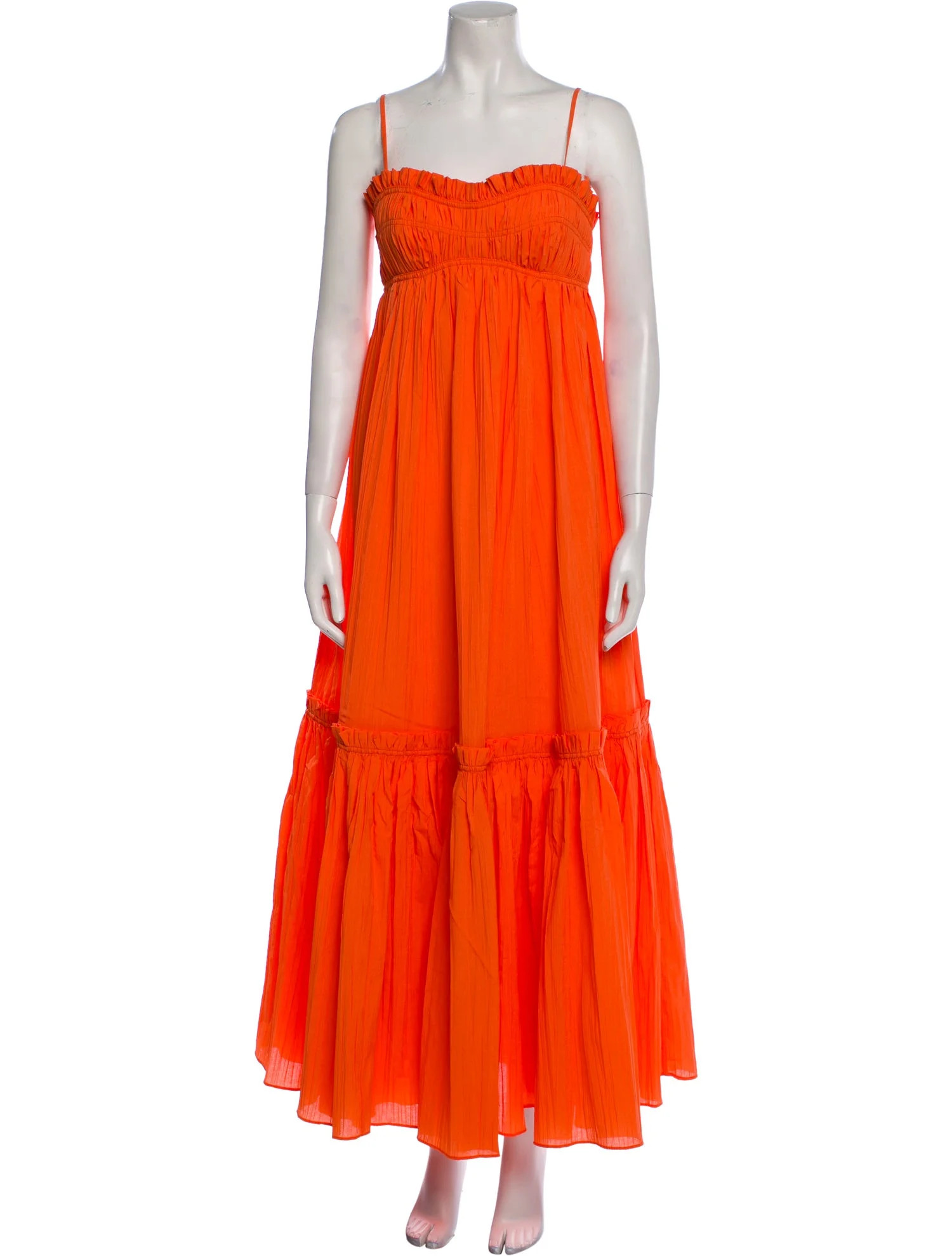 Square Neckline Long Dress w/ Tags | The RealReal