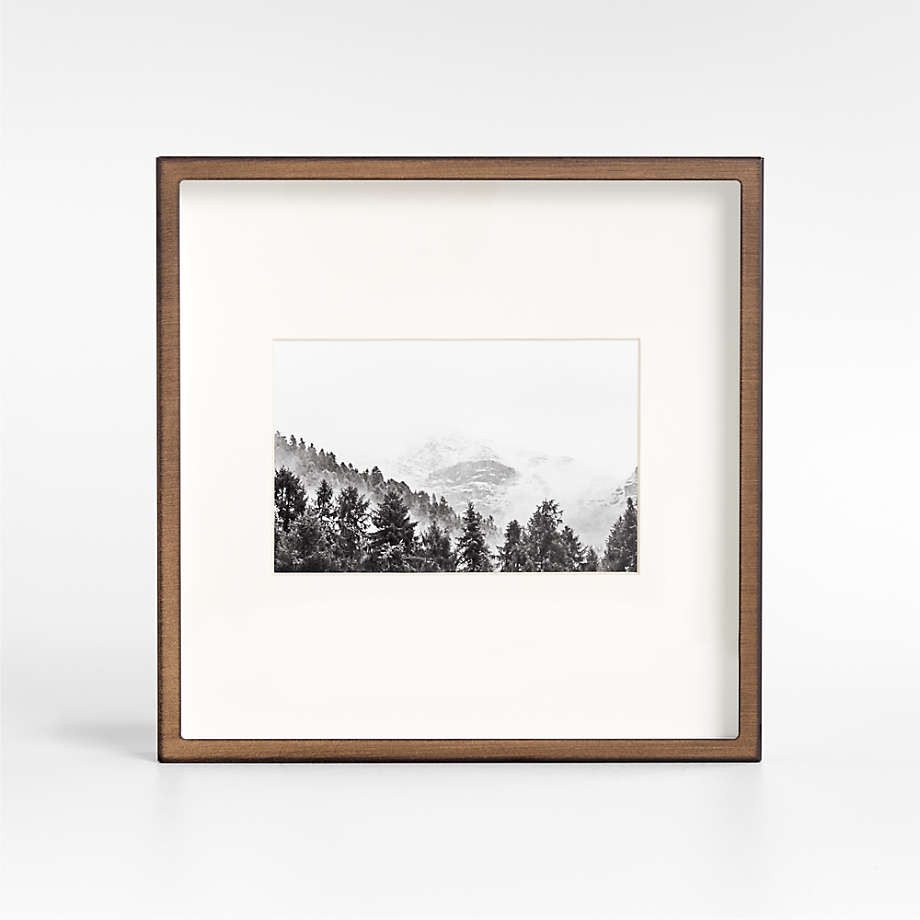 Brushed Antique Bronze 4x6 Frame + Reviews | Crate & Barrel | Crate & Barrel