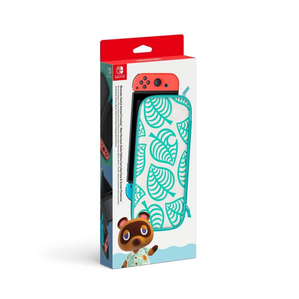 Nintendo Switch Animal Crossing: New Horizons Aloha Edition Carrying Case & Screen Protector | Target