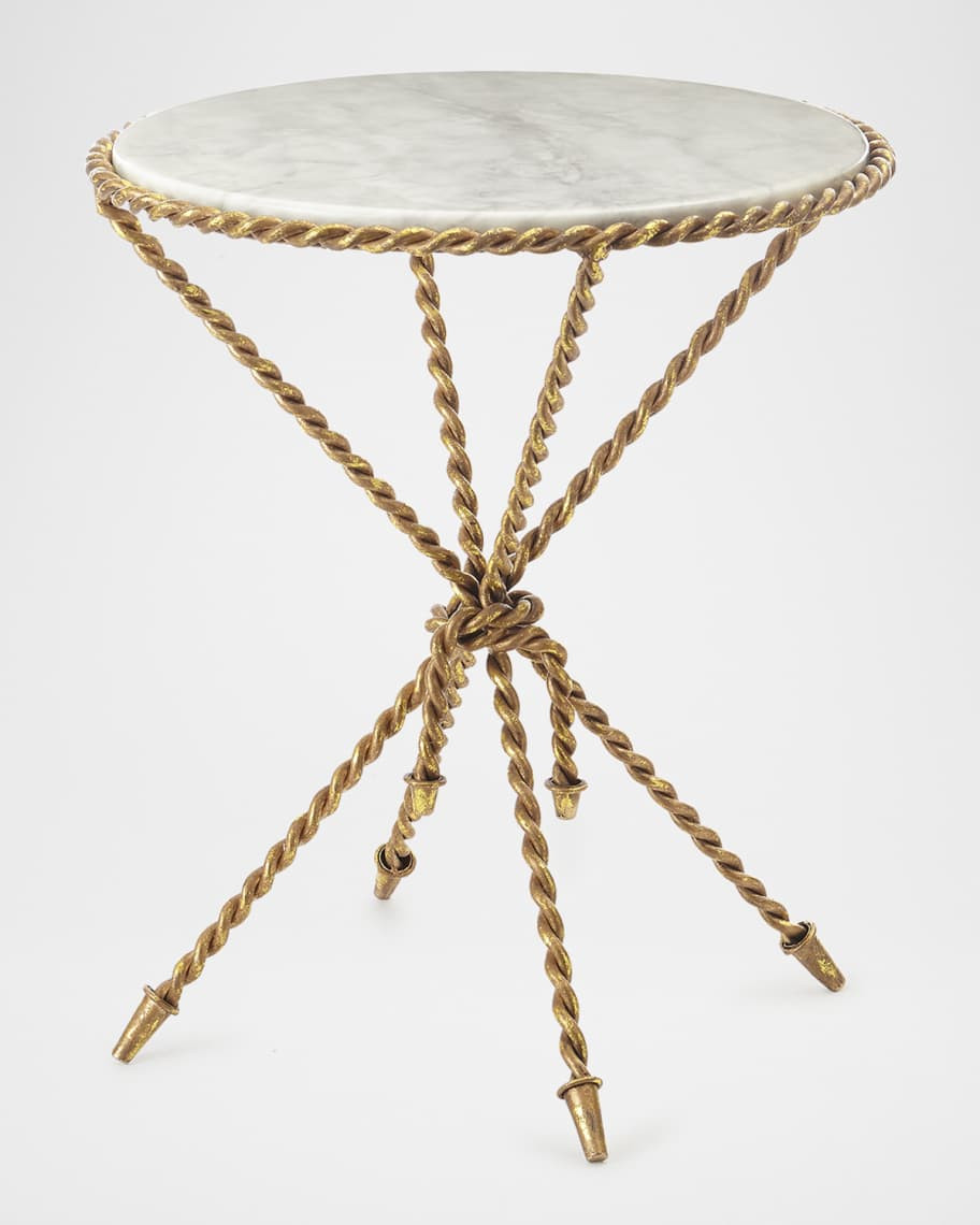 Tazio Marble-Top Side Table | Neiman Marcus